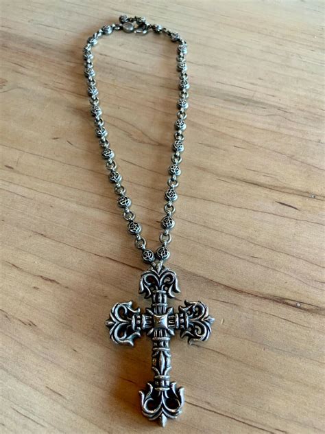 chrome hearts necklace replica|authentic chrome hearts.